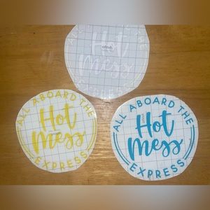 Ready to put on window decals